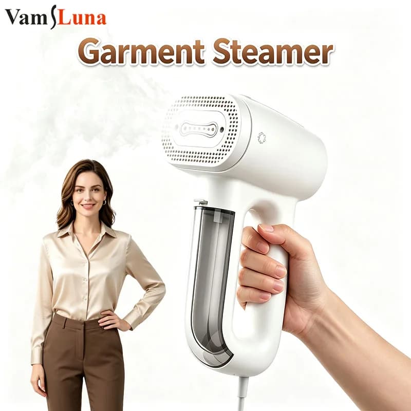 Handheld Garment Steamer Portable Vacuum Clothes Ironing Machine Household Wrinkle Remover for Fabric Clothing