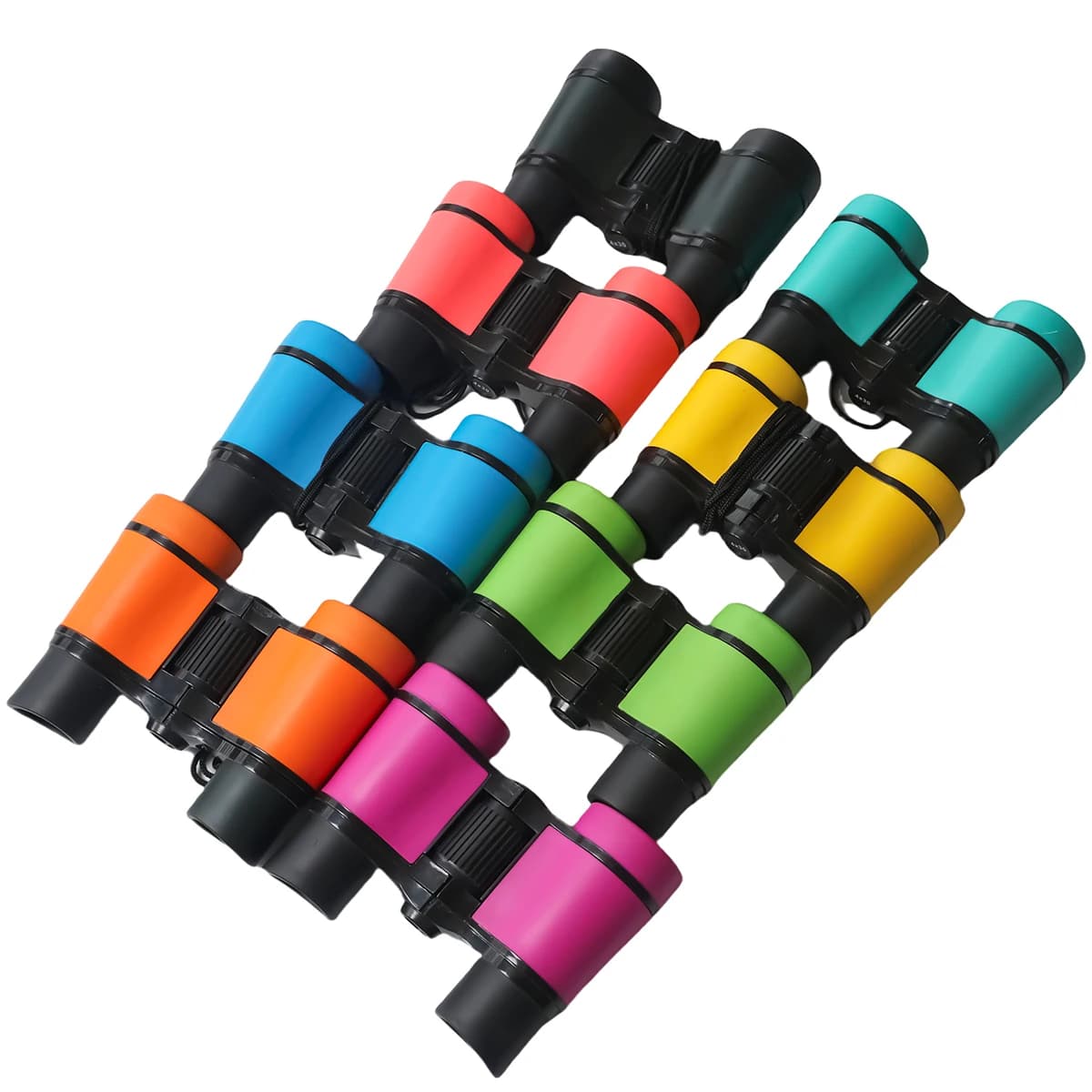 Telescopio per bambini a 8 colori Mini telescopio compatto antiurto Ottimo per l'osservazione degli uccelli e divertimento in campeggio all'aperto