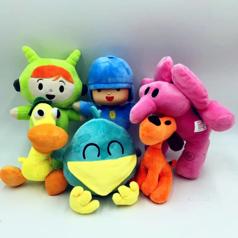 Nuovo peluche Pocoyo - Pato Duck, Loula Dog, bambola Pocoyo, peluche Ellie Elephant - Regalo di compleanno, regalo per bambini, regalo di festa