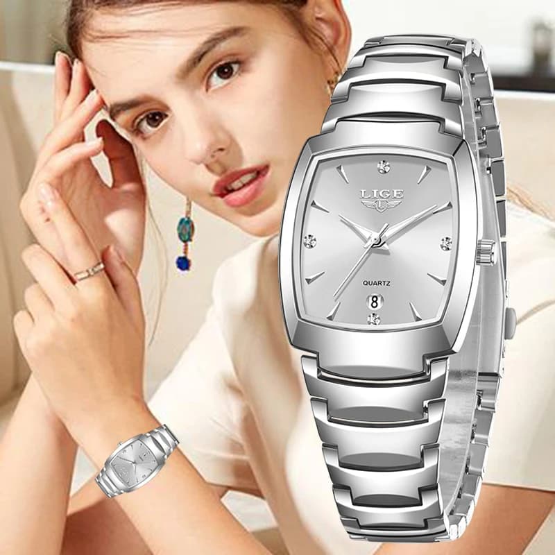 LIGE 2026 New Women's Watch, Wrist Watch for Ladies, Quartz Clock Simple and Fashion, Women's Gift, Women's Wrist Watch