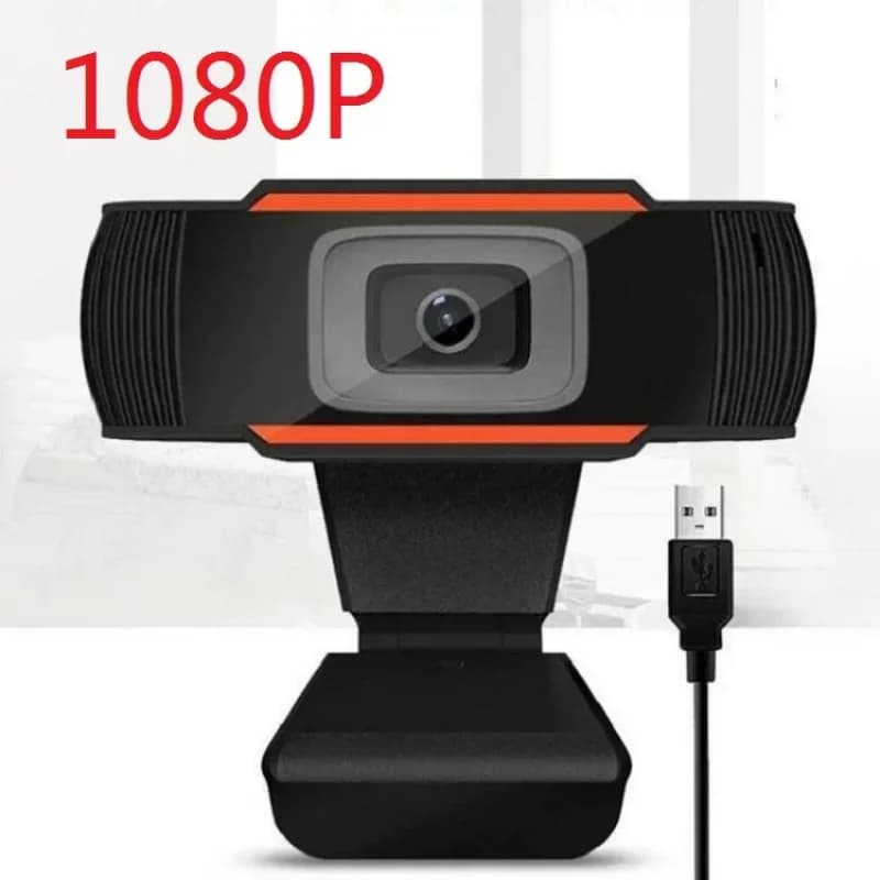 Mini webcam 480/720/1080P HD USB con microfono per PC, computer desktop, gamer, webcast, videochiamate, conferenze e lavoro.