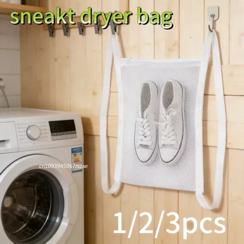 Dressing bag for gymnastics shoes Net bag for washing machine with zipper Reusable underwear for domestic use and bag for storing socks
