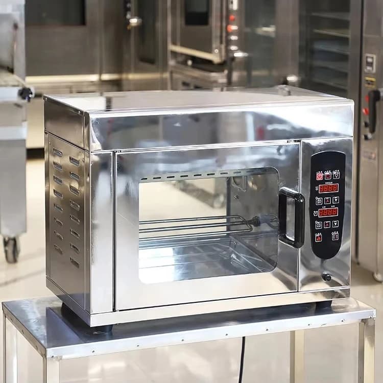 Forno a Convezione da Banco Chuangyu CY-218 5-in-1 con Funzioni di Friggitrice ad Aria e Tostapane, in Acciaio Inossidabile, Forno Intelligente