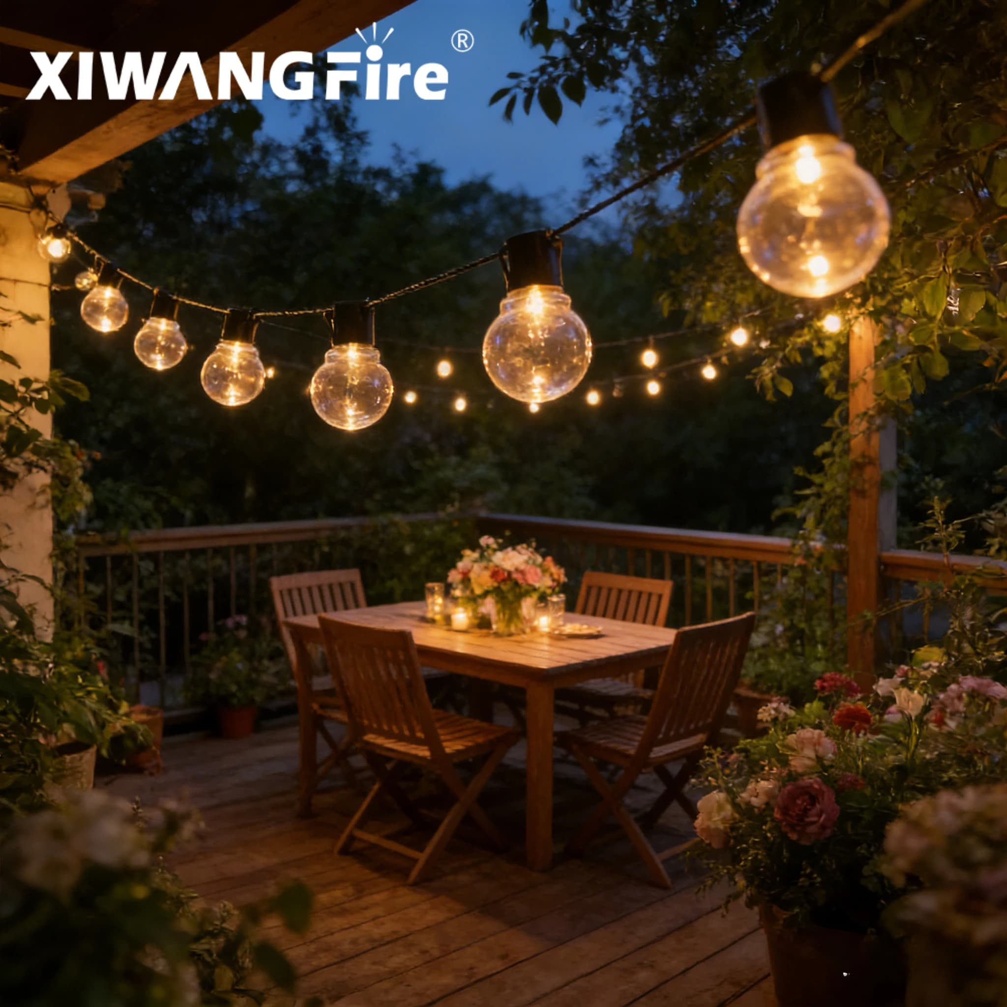 Luci Fatate LED con Lampadine Retrò, Ghirlande a Batteria per Decorazioni di Capodanno, Matrimoni, Feste, Giardino e Natale