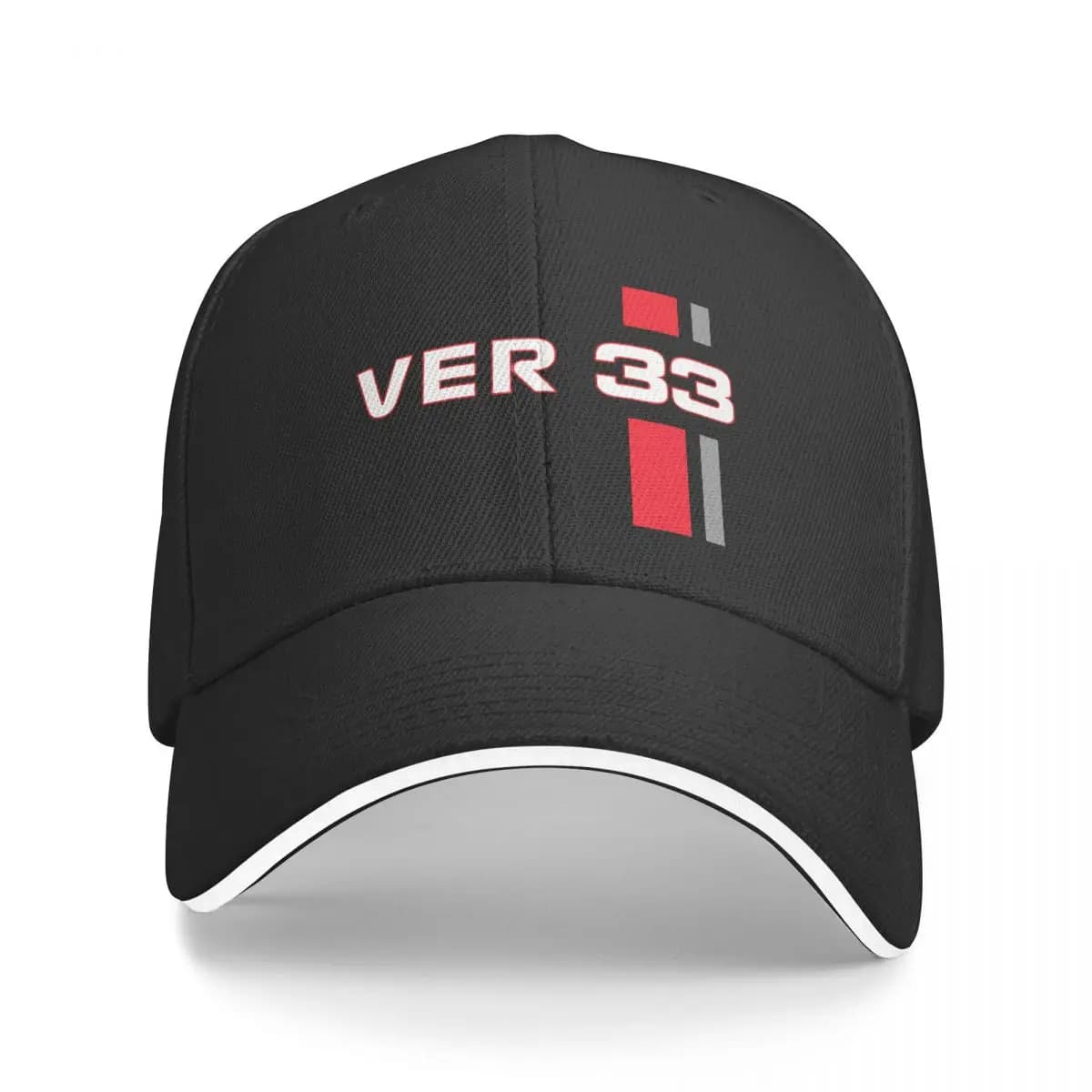 Verstappen 33 F1 Car Racing Cappello multicolore Berretto da donna con visiera Cappelli di protezione solare con visiera personalizzata