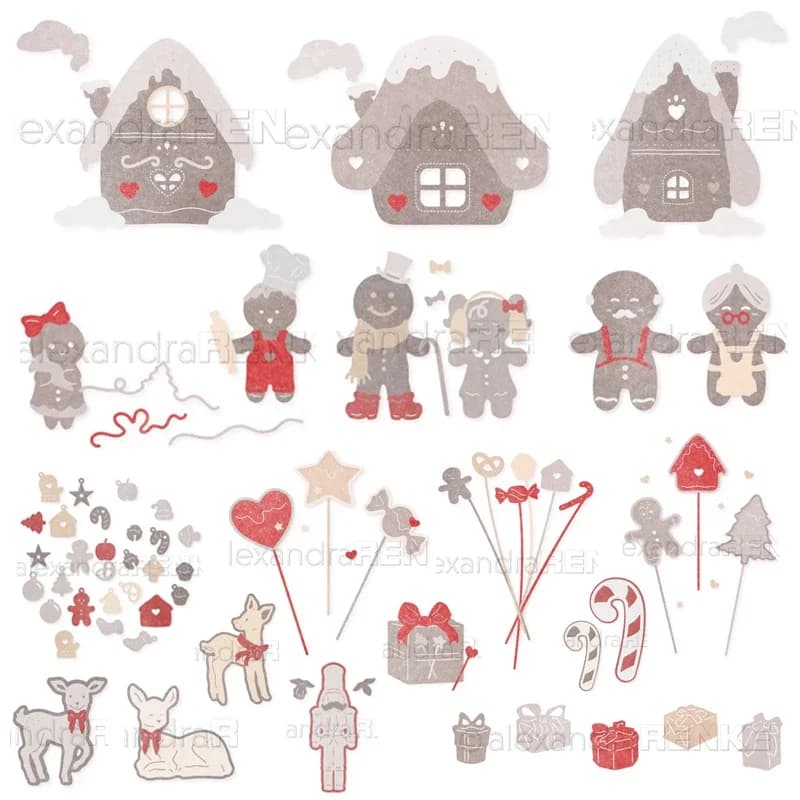 Piggy Craft Metal Strip Cutting Die Mold New Christmas Decorations Scrapbook Paper Craft Knife Blade Punching Blade Stencil Dies