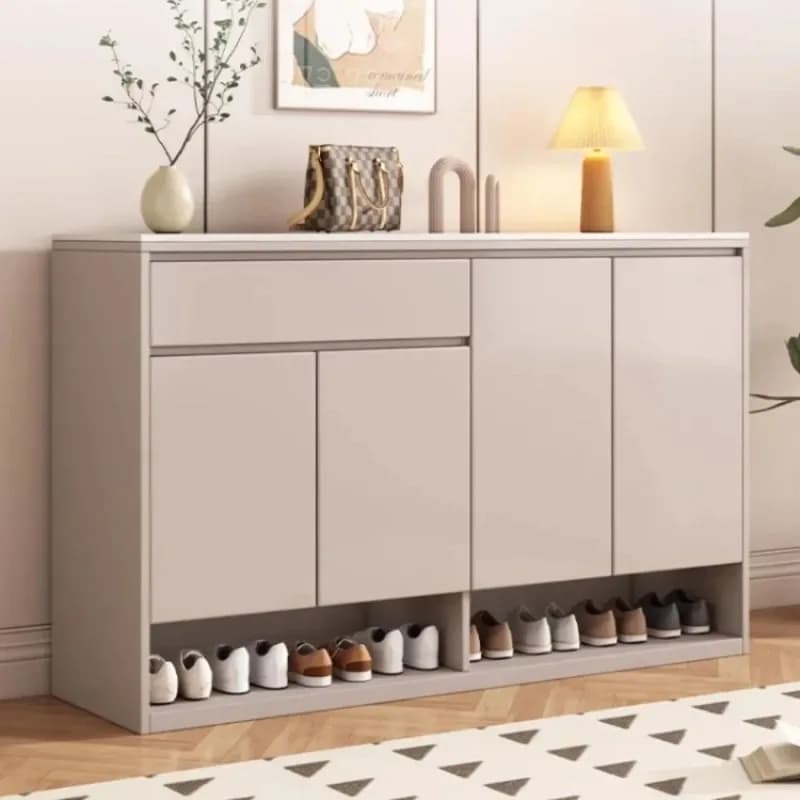 Scarpiera di design per soggiorno d'hotel, mobile contenitore nordico per ingresso, scaffale porta scarpe, mobiletto laterale per la casa