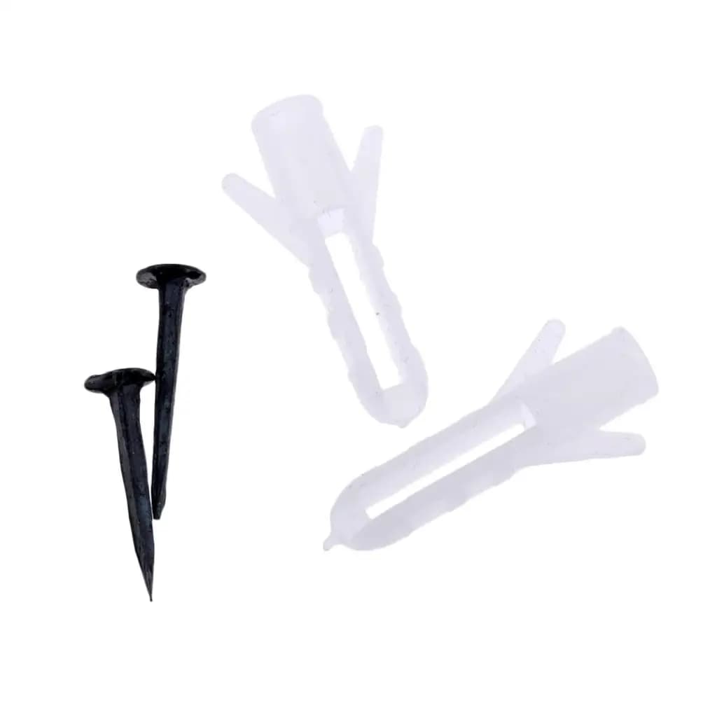 Dartboard Mounting Set Durable Steel Bracket Screws Replacement for Soft Tip Board Installation