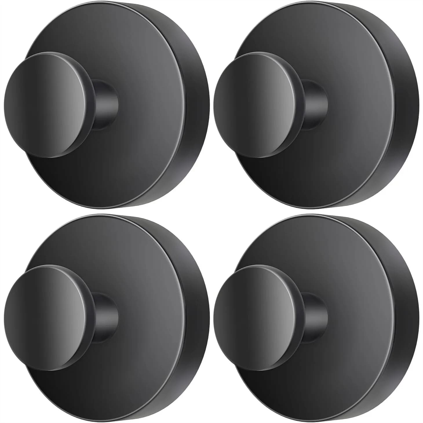 Ganci a ventosa, ganci in acciaio inossidabile con presa forte migliorata per asciugamani in bagno, cucina, doccia, specchio, parete, vetro, 4 pezzi