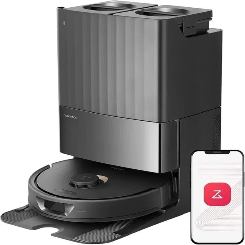 Nuovissimo eufy X10 Pro Omni Robot Aspirapolvere e Lavapavimenti - Aspirazione 8.000 Pa, Doppio Mop con Sollevamento Automatico da 12mm e Rilevamento Tappeti, A
