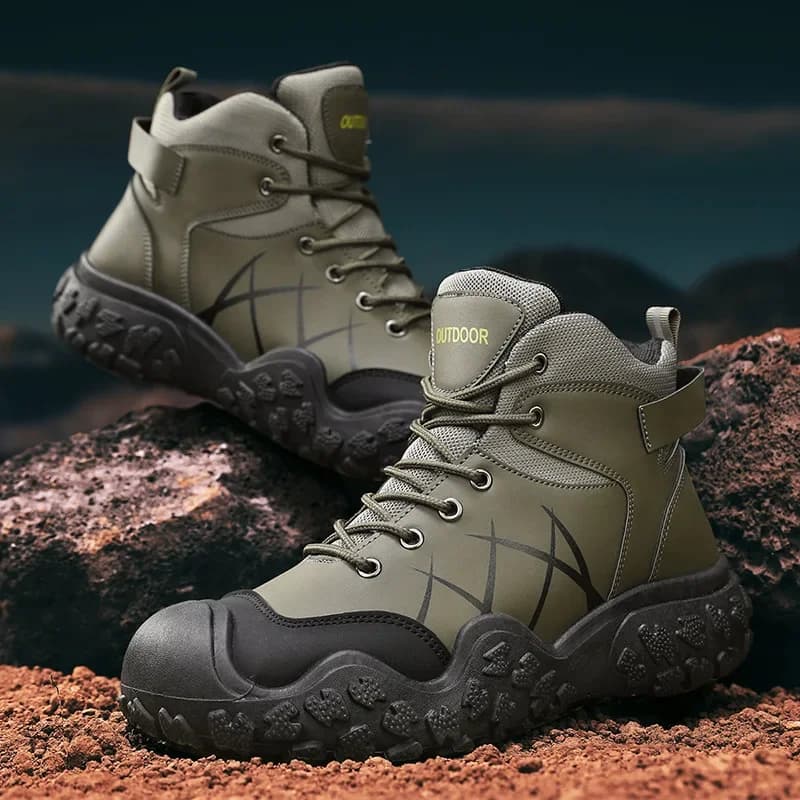 Scarpe da esterno per uomo Scarpe da trekking firmate Scarpe da ginnastica da arrampicata in pelle calda Stivaletti da uomo antiscivolo impermeabili Tenis Masculino