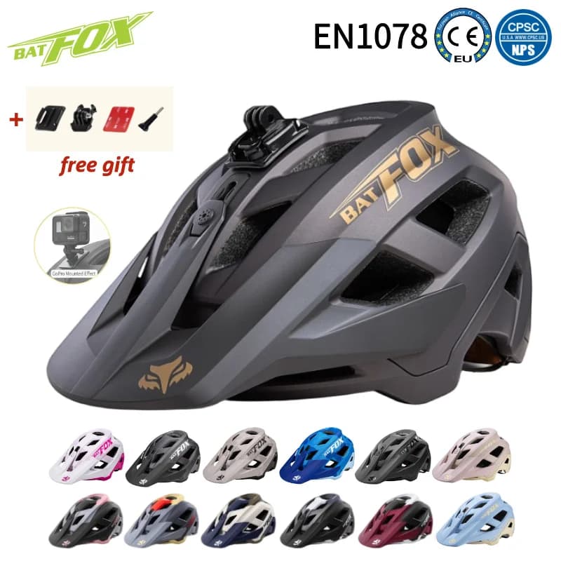 BATFOX Bike Helmet Bestseller Hot Sale Ventilation Porous Adjustment System Road MTB Cycling Helmet