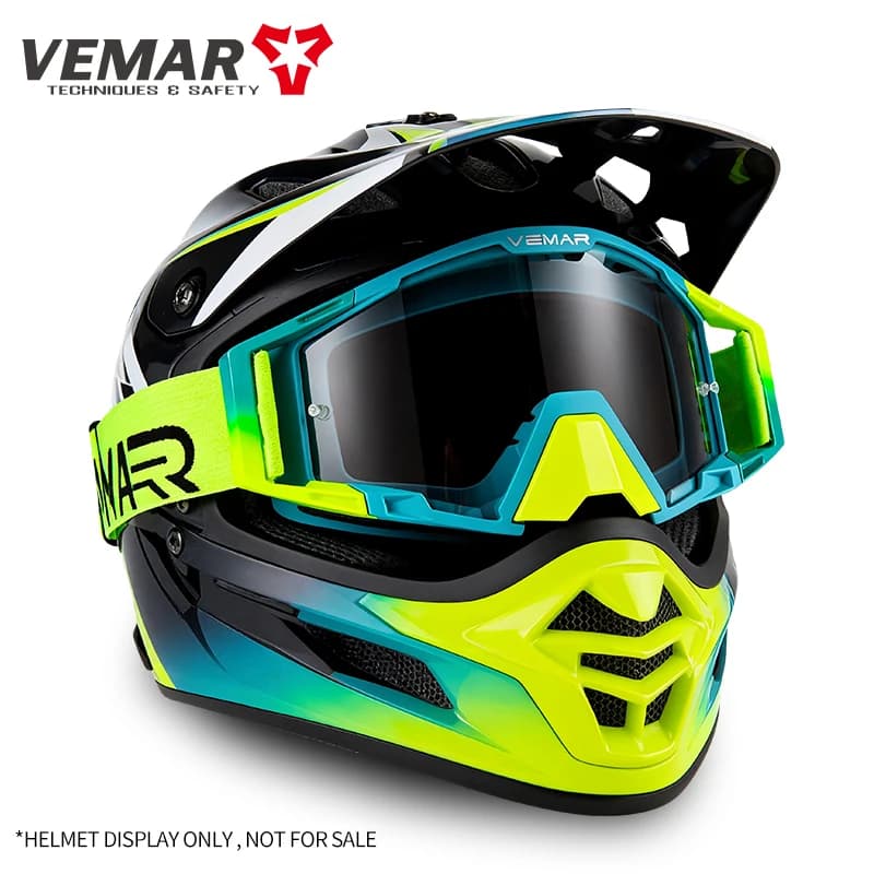 VEMAR Nuovi occhiali da equitazione per motociclisti Conquista qualsiasi terreno: occhiali sportivi per tutti i terreni per MX Moto Sci e avventure in bicicletta