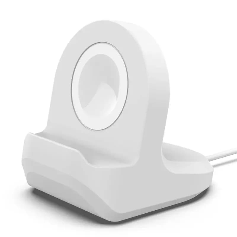 Dock per stazione di supporto per supporto di ricarica in silicone per Apple Watch Series 1/2/3/4 42mm 38mm 40mm 44mm Cavo di ricarica Supporto per smartwatch