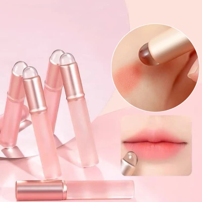 【Mini pennello in silicone per labbra, pennello per correttore con coperchio, applicatori per maschera labbra, pennello per lucidalabbra, pennello per rossetto, strumento di bellezza per il trucco】