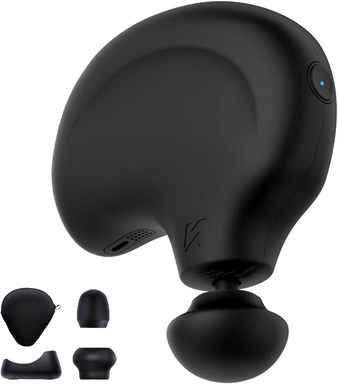 Portable and portable percussion massage pad for athletes, muscle pain relief in the neck, back, leg, hand, shoulder