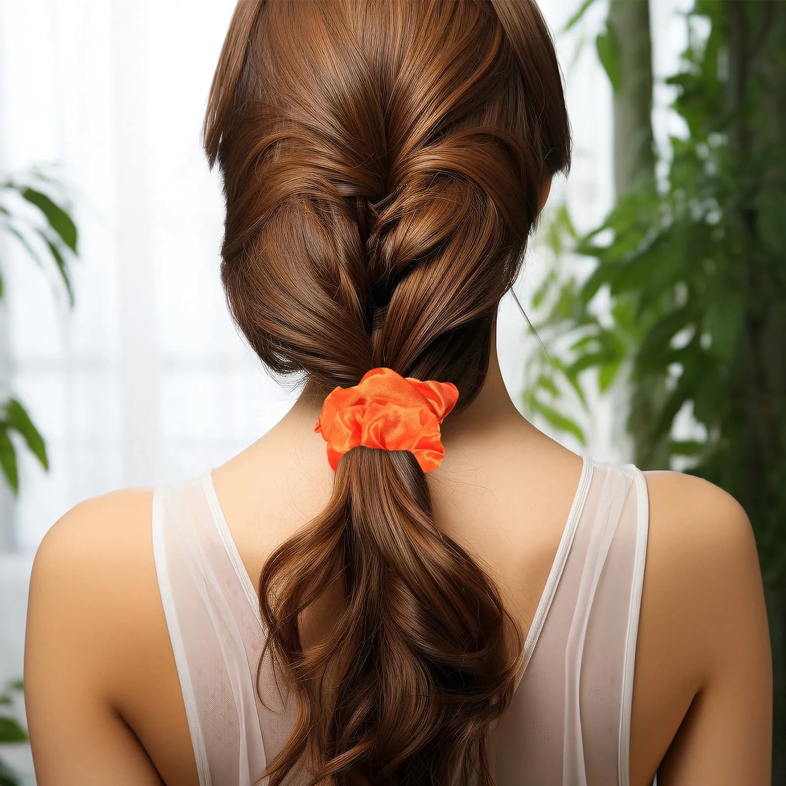 20 Pezzi Elastici per Capelli in Raso da Donna, Eleganti Fermacoda Elastici, Braccialetti Eleganti per Capelli, Confezione Multipla per Uso Quotidiano