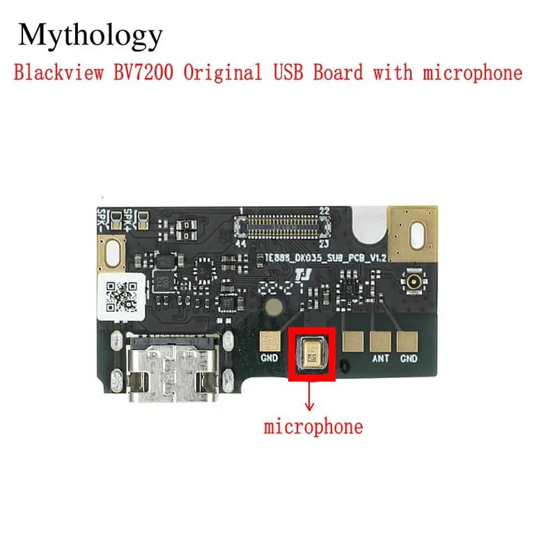 Per Blackview BV7200 scheda USB microfono originale connettore dock circuiti caricabatterie parti di riparazione del telefono cellulare