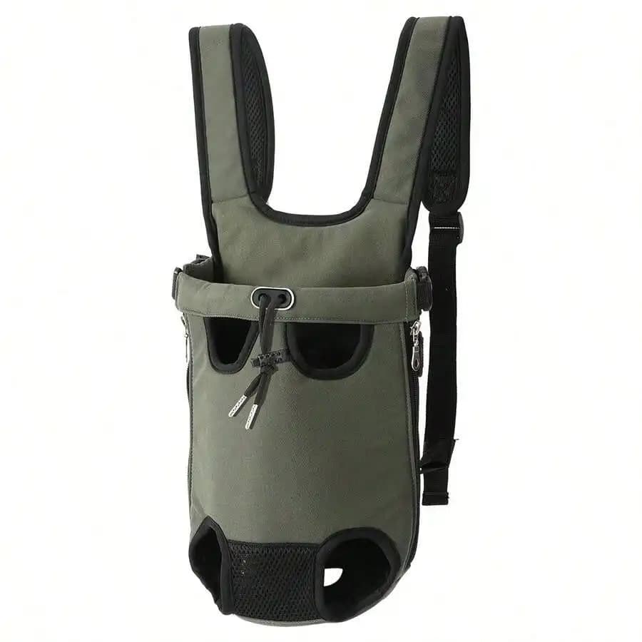 RUSHICHONGWU New Style Pet Travel Four-Sided Bag, Grey Cat Carrier Cat Bag
