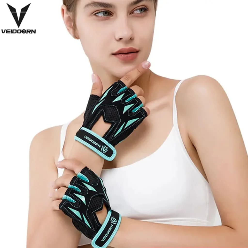 2025 Gym Gloves For Men Women Lifting Weights Half Fins Breathable Anti-Slip Training Fitness Gloves Training