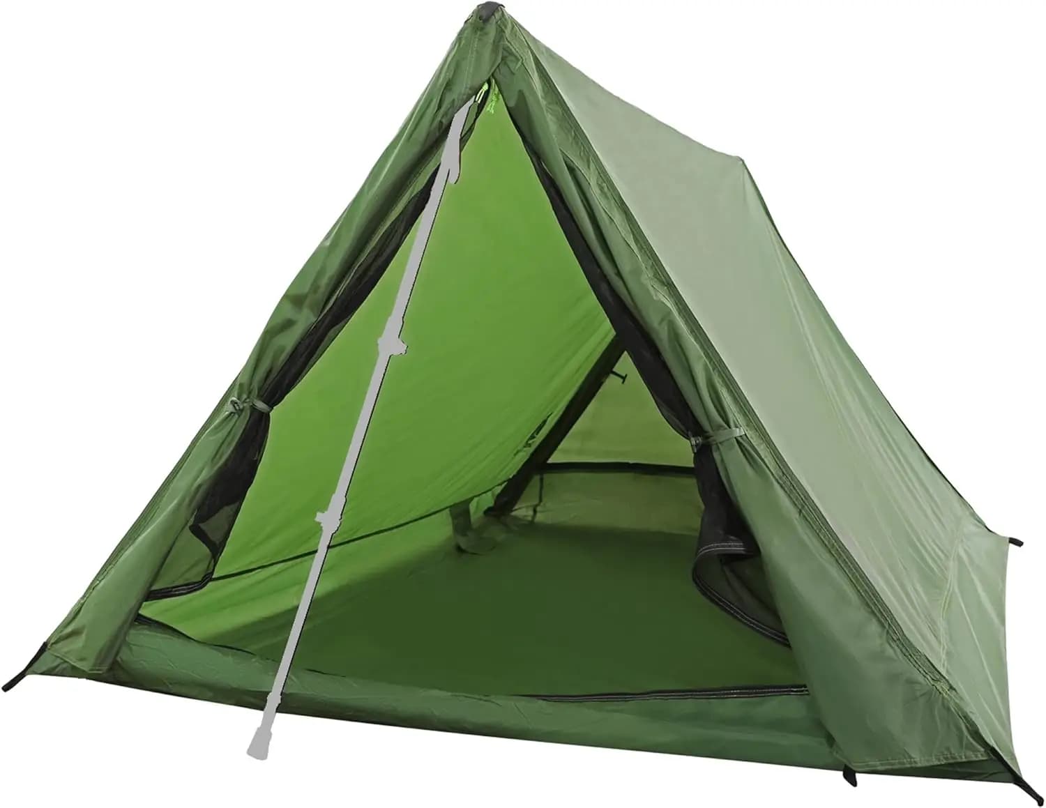 Ultralight Tent for 2 People with Trekking Pali, Waterproof, A Shape, for Hiking and Camping
