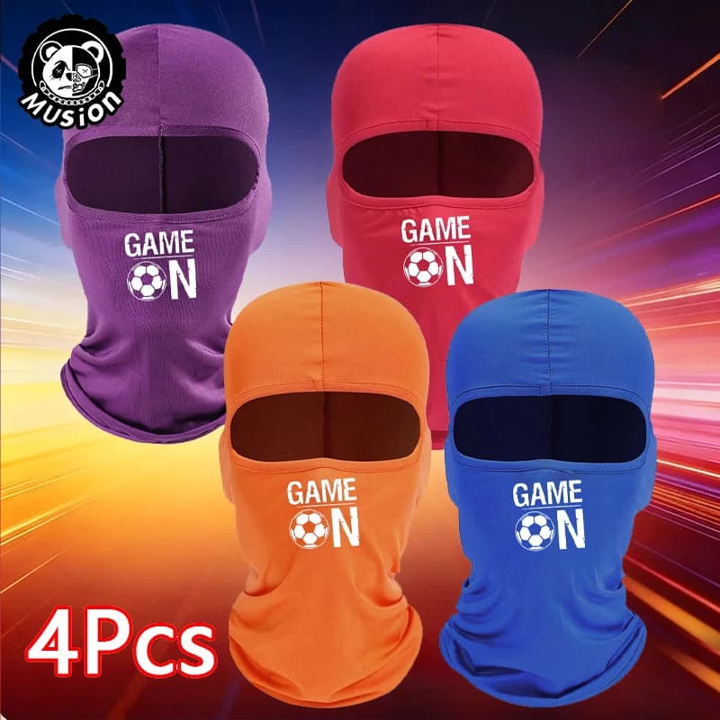 Maschera Balaclava Musion 2026, Stile Calcistico e Hip Hop, Antivento, Traspirante, Protezione Solare, per Ciclismo e Campeggio