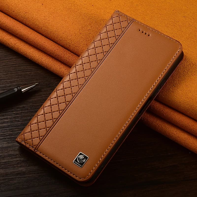 Geometry For Xiaomi Poco X7 X6 X5 X4 X3 X2 Pro GT NFC NeoGenuine Leather Phone Cases Flip Cover Wallet With Card Slot