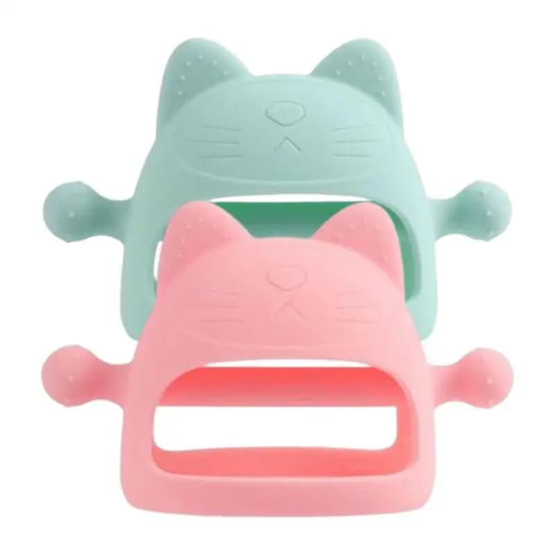 1pc massaggiagengive Toys For Baby bracciale BPA Free Cute Cartoon Animal Silicone Ring guanto da dentizione per accessori per bambini giocattoli appena nati