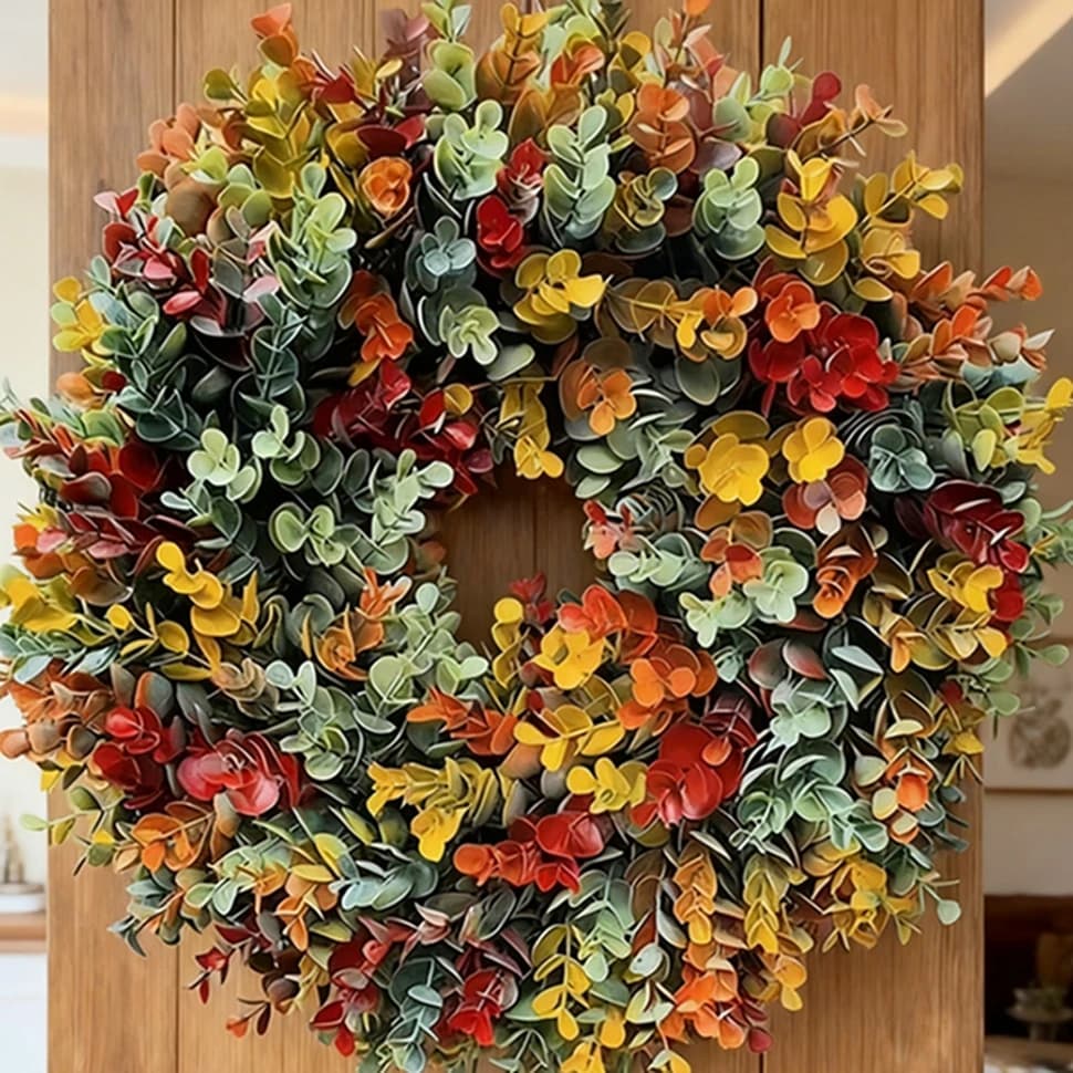 Artificial Plants Eucalyptus Ghirlande Background Wedding Gifts Wedding Gifts Christmas Ornaments Domestic Atmosphere Puntelli Garden Decorations