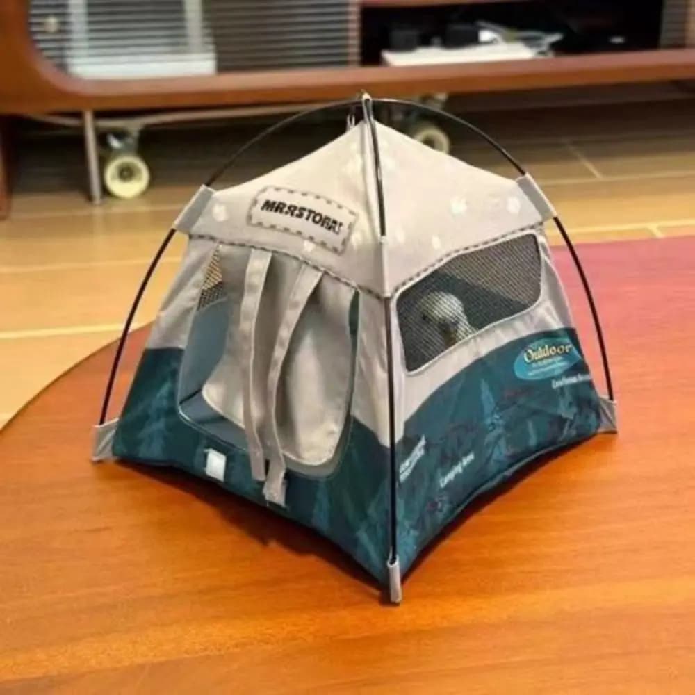 Accessories 1:12 Scale Camping Tent Model Decoration Miniature Simulated Outdoor Tent Oxford Cloth Ob11 Small Tent House