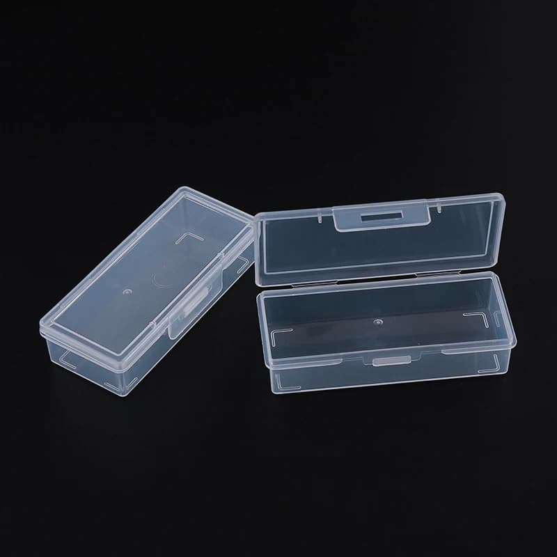 【M】DIY Small Square Clear Plastic Storage Box For Jewelry Diamond Embroidery Craft Bead Pill Home Storage Accessories