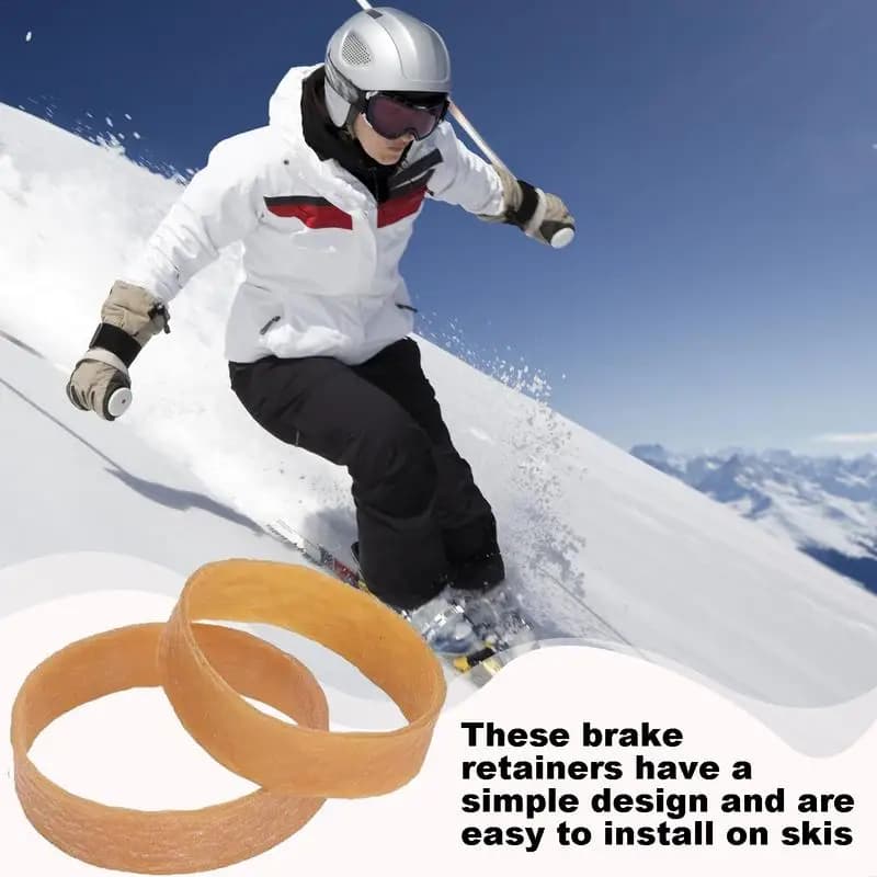 Fermi per freni da sci 20X Cinghie elastiche da sci Cinghie da snowboard Kit di tuning da sci Sport invernali all'aria aperta Accessori da sci per