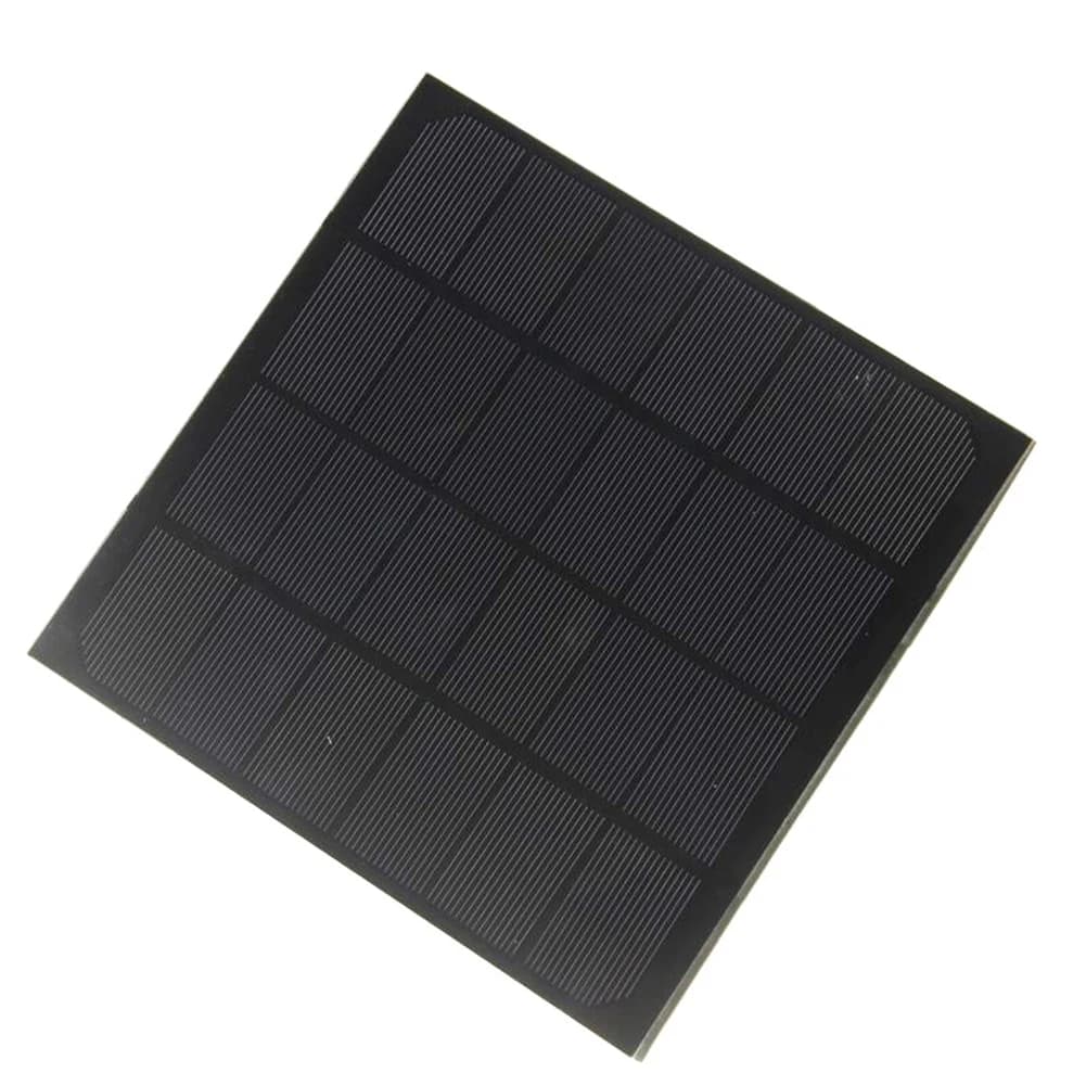 Pannello solare da esterno 10W 6V con cavo elettronico Caricatore solare ad alta efficienza per traffico e luci domestiche