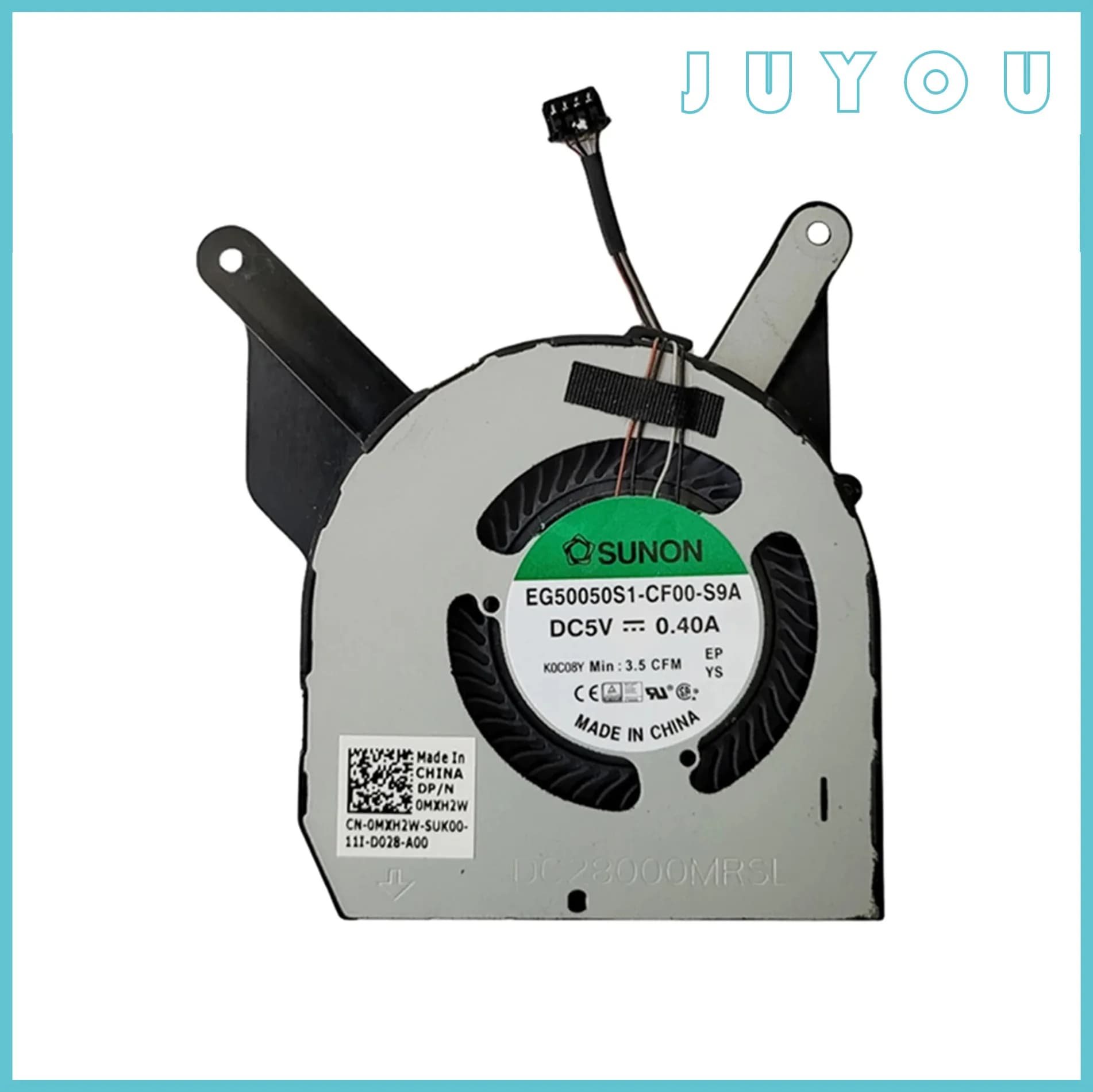 Ventola di Raffreddamento Sostitutiva per Dell Latitude 5400 CN-0MXH2W, Componente Audio Altoparlante per Laptop, Parti Interne PC Compatibili