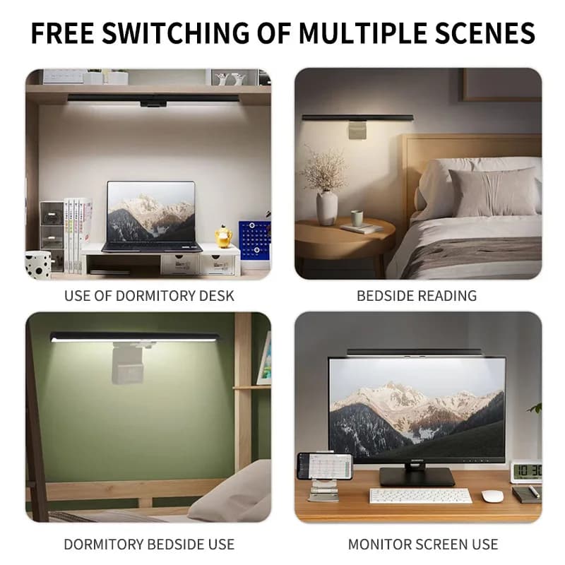 Luce RGB Monitor a LED Barra luminosa Schermo del computer Luci sospese Atmosfera Lampada da tavolo Lettura Luci notturne Luci dimmerabili da gioco