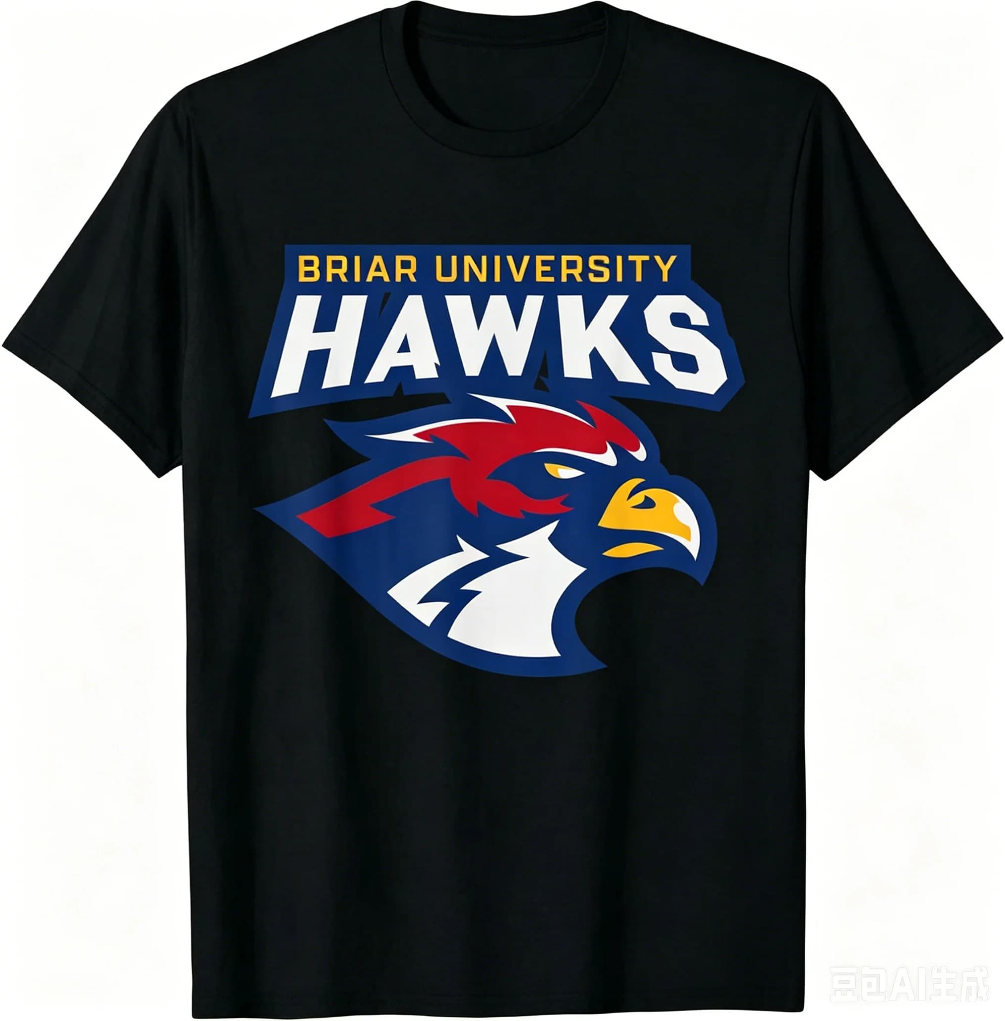 2026 Off Campus Briar University Hawks T-shirt Men Women Summer Cotton Clothing Fashion High Quality Short Sleeved Top Unisex