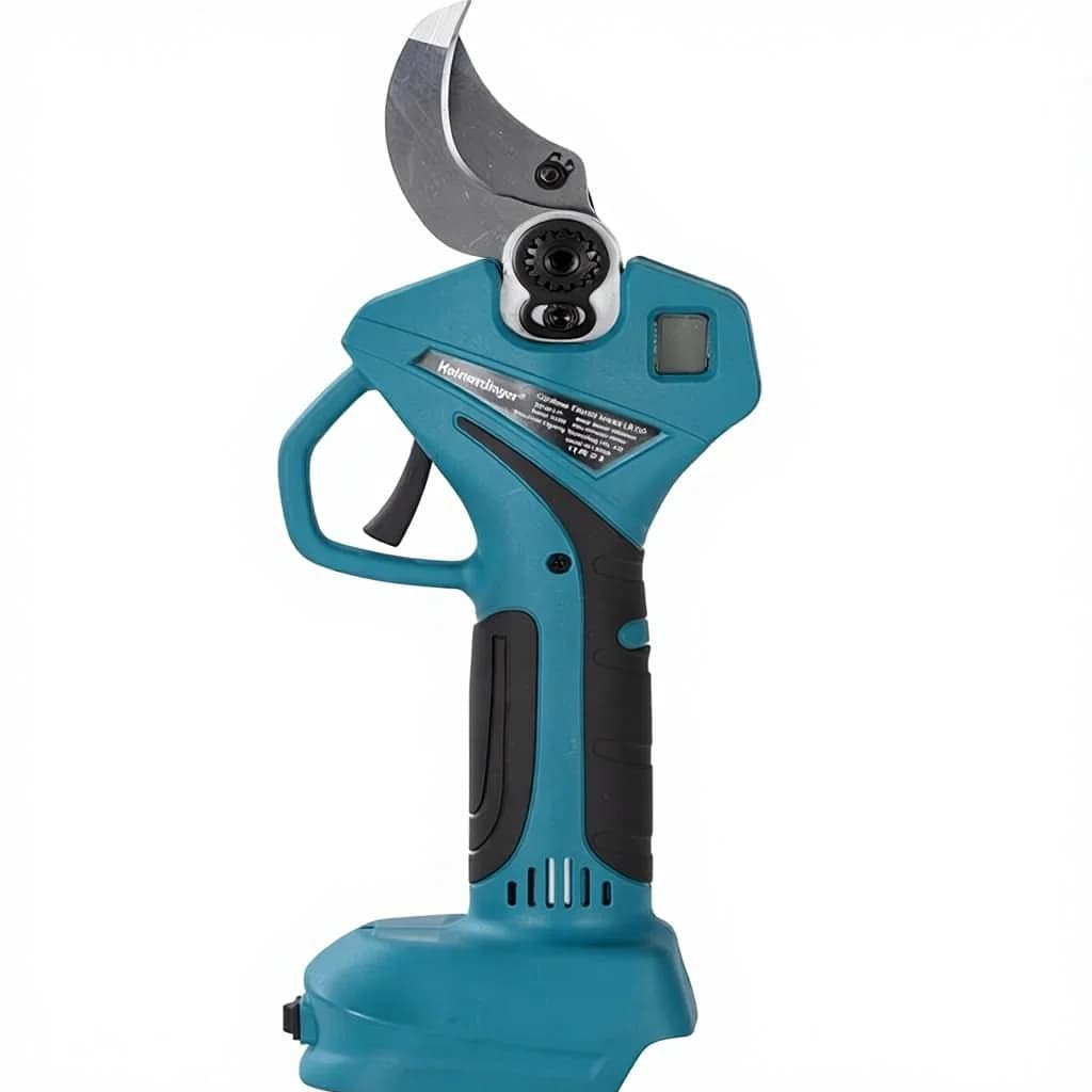 18V electric pruning scissors with battery, high carbon steel blade without brushes, branches shears, pruning flowers