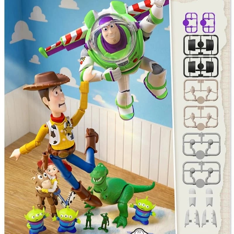 Toy Story 5 6pcs Mystery Blind Box Woody Buzz Jessie Bullseye Rex Alien Mini Figurine Secret Hidden Figure Collectible Toy Gifts