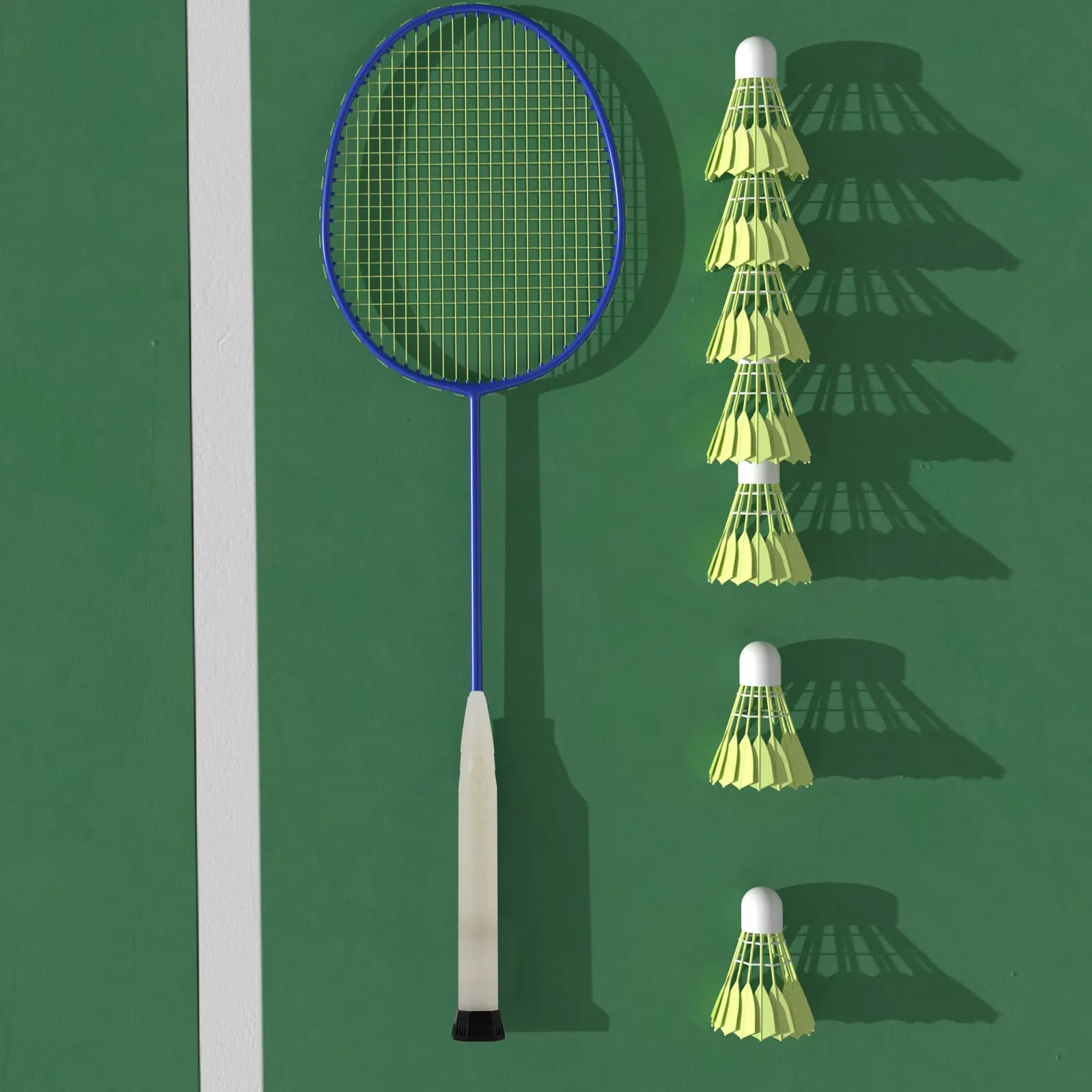 1 Set of Grilling Grills for Tennis Rackets, Premium Plastic Material, Without Rough Edges, Anti-slip, for Badminton and Sport