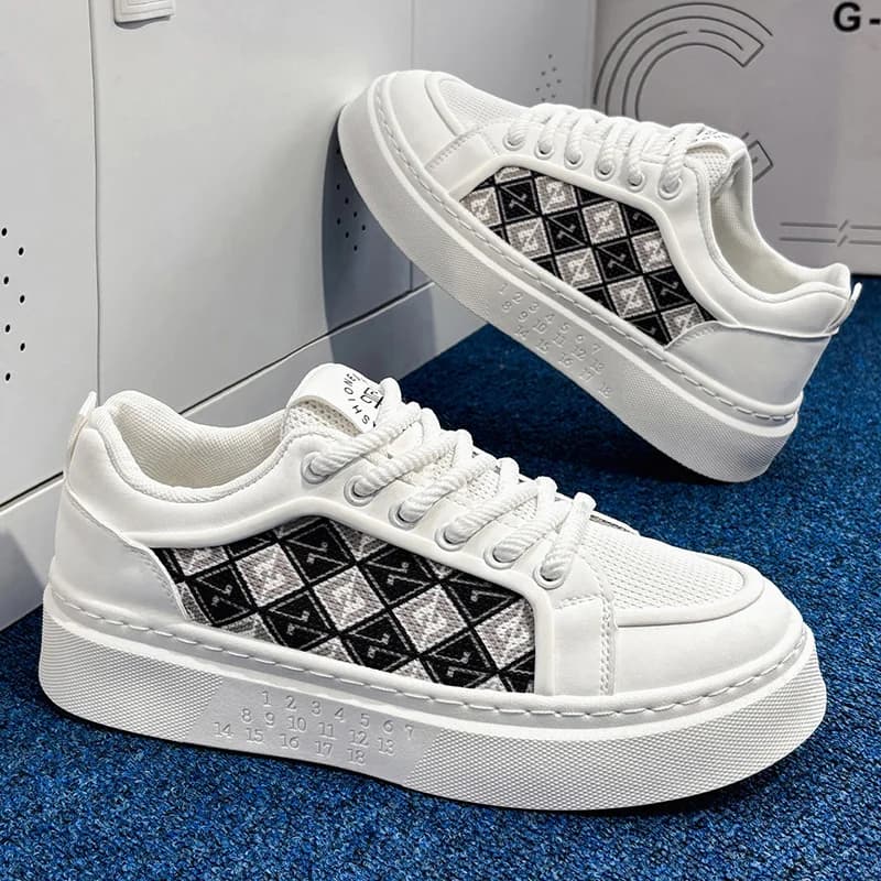 Scarpe da corsa in rete da uomo con elevata resistenza, materiale traspirante, non si deforma facilmente, calzature sportive per esterni