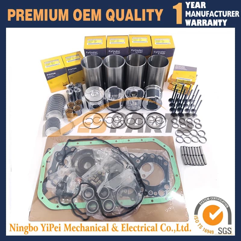2KD 2KD-FTV Overhaul Rebuild Kit For Toyota Engine Piston Ring Gasket Bearing