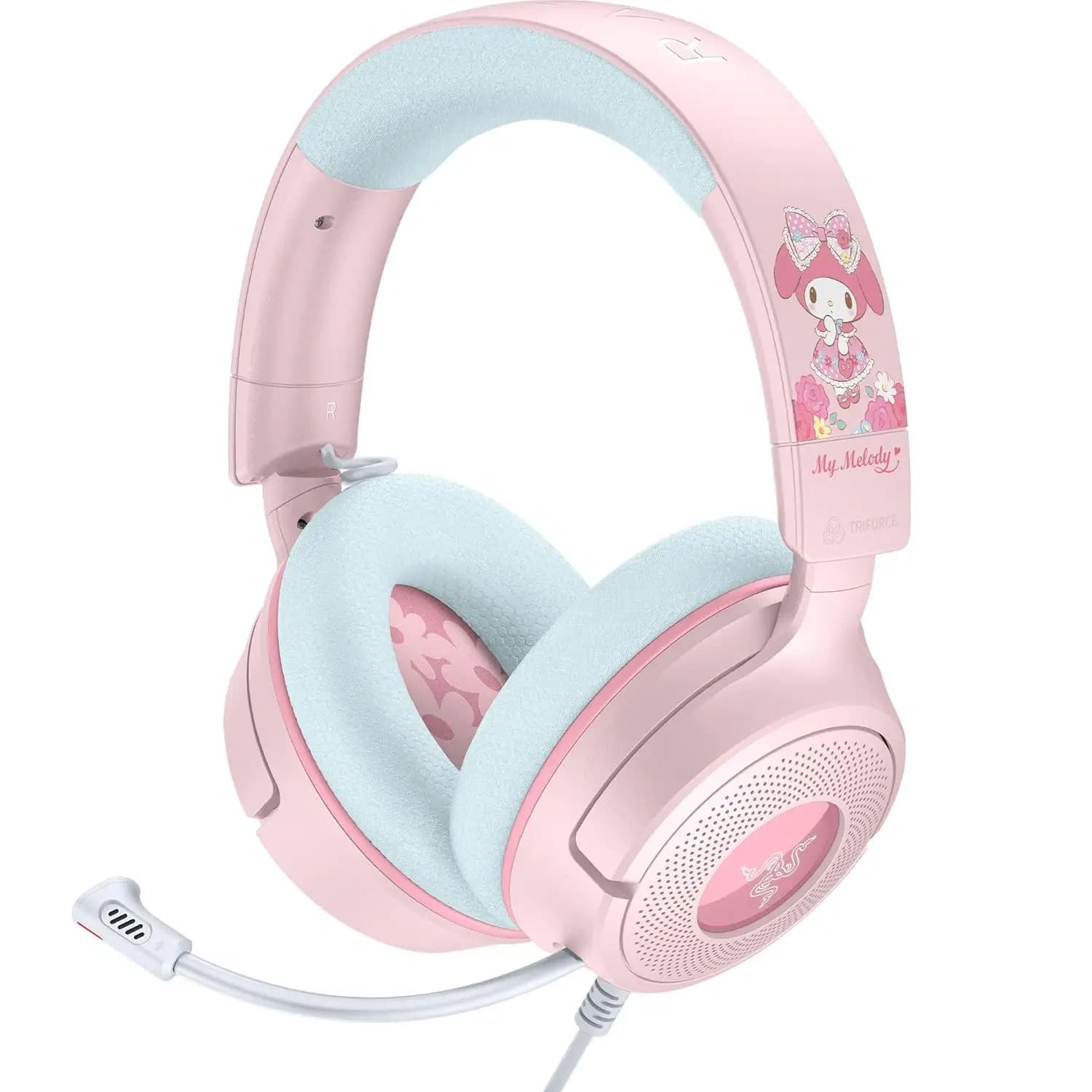 Cuffie da Gaming Cablate con Driver da 40mm, Microfono Cardioide, Cuscinetti in Memory Foam, Illuminazione RGB per PC, Mac, PS5