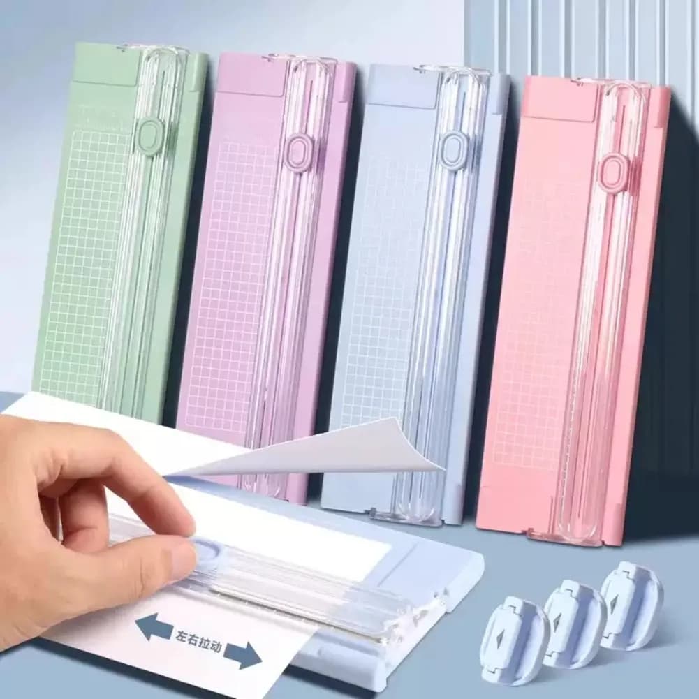 A3 Paper Cutter Bidirectional Cutting Knife Scrapbooking Tool for School Office Student Craft Household Paper Trimmer Set Kit