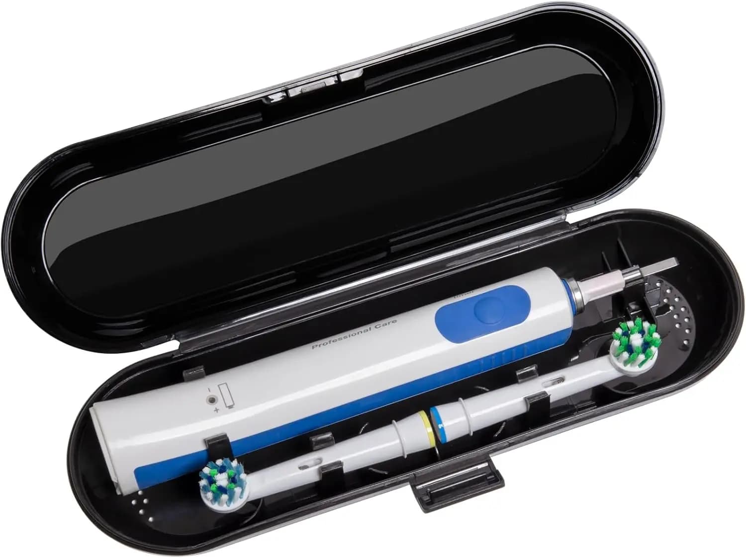 Custodia da viaggio per spazzolino elettrico Oral B & Sonicare, nera