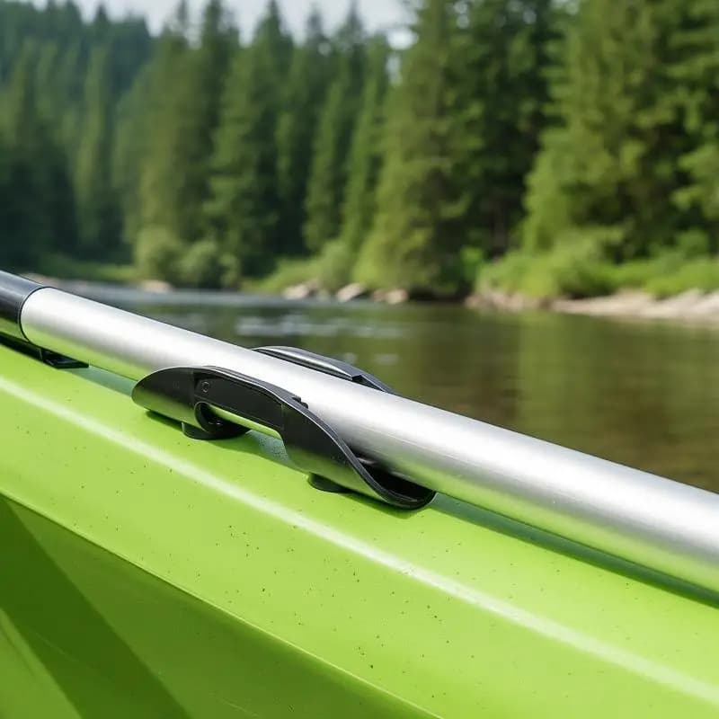 Kayak Paddle Fixing Clip Universal Deck Mounted Oar Holder Kit for Canoe Fishing Boat Recreational Water Sports