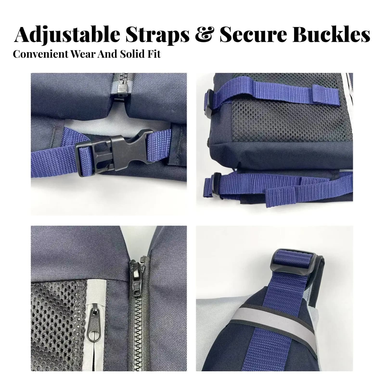 Kayaking Buoyancy Vest Comfortable Fit Fishing Flotation Vest Kayaking Safety Vest Lightweight Design Adjustable Buoyancy Aid