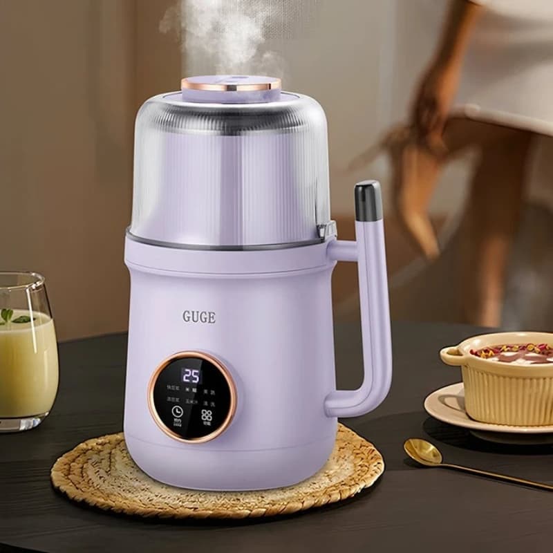 Mini GUGE blender, domestic soy milk machine, noise reduction, low volume, completely automatic, no kitchen required