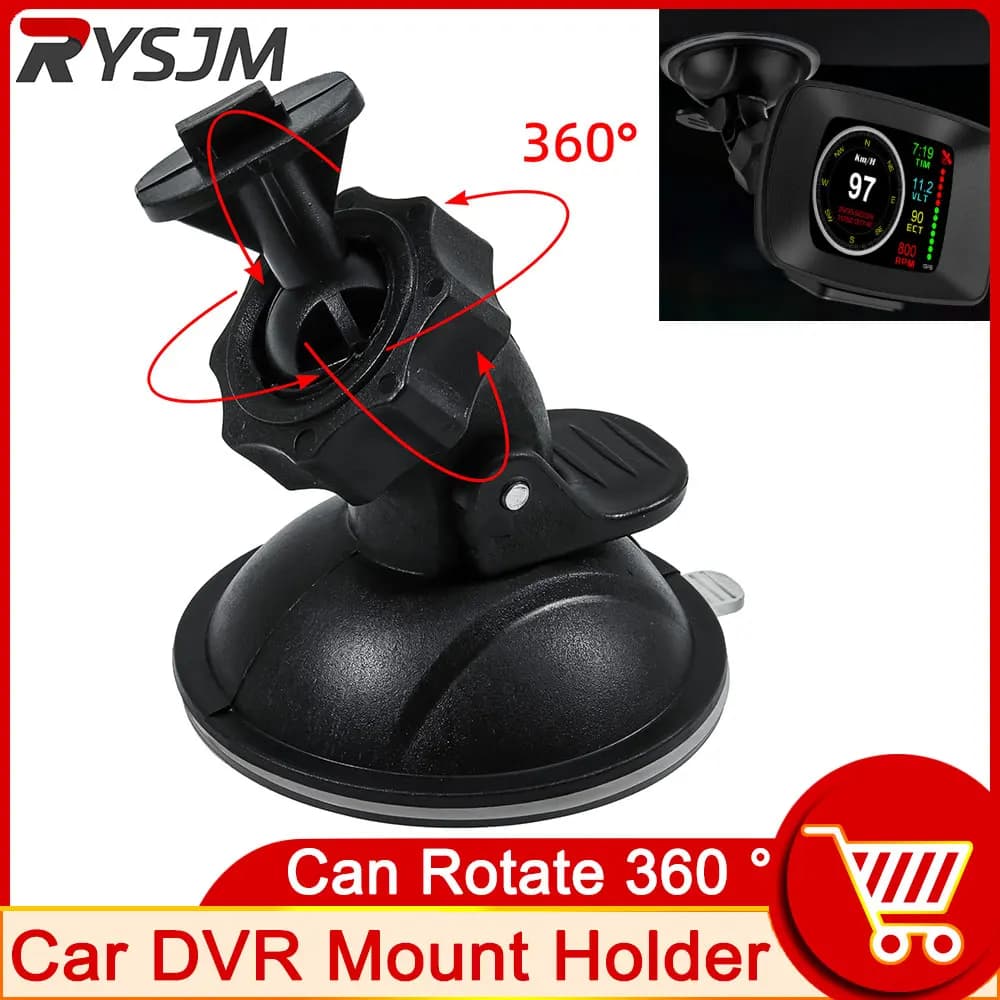 1pc Auto HUD OBD2 Supporto DVR Telecamera Staffa di Supporto Cruscotto Parabrezza Ventosa Accessori Auto per Camion 4x4 Caravan
