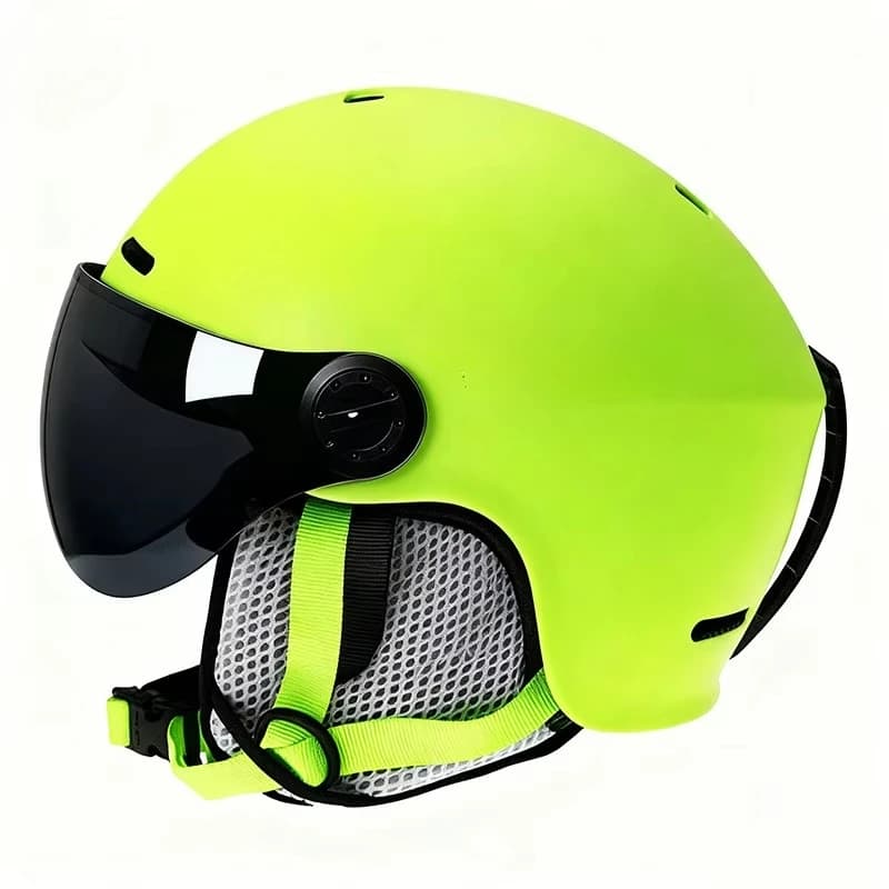 Casco da Sci Professionale con Occhiali Staccabili Unisex per Tutti i Tipi di Montagna