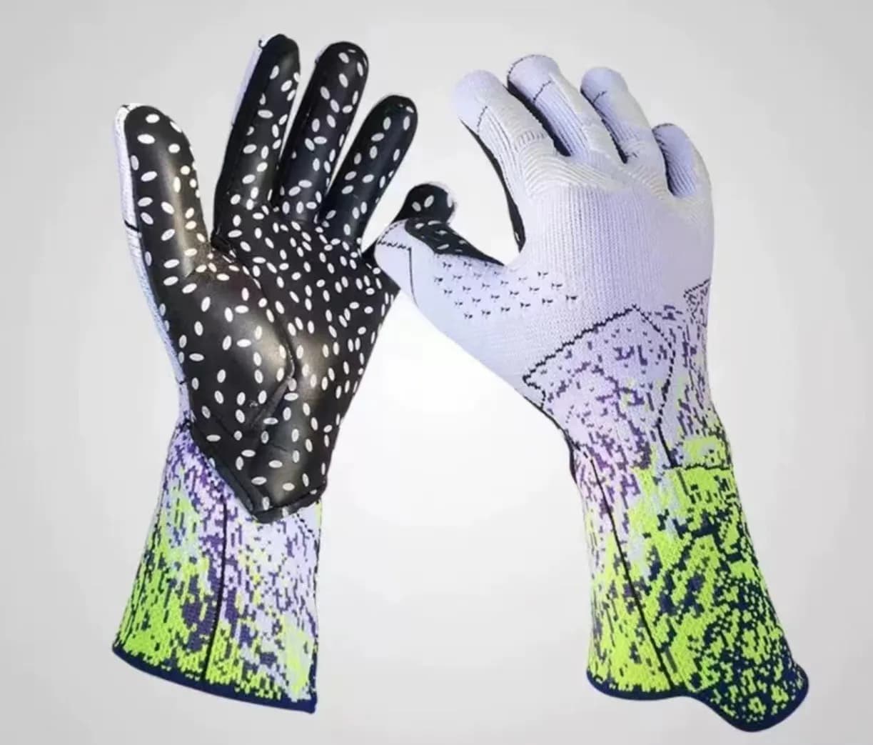 Guanti da portiere da calcio Guanti da calcio con impugnature antiscivolo in lattice per guanti da portiere professionali da calcio per adulti e bambini